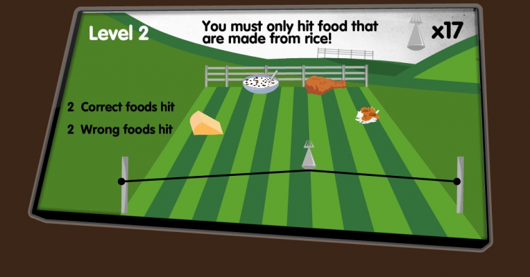 juego online alimentacion pirámide nutricion