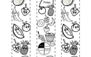 juegos Colorear: Marcadores de frutas