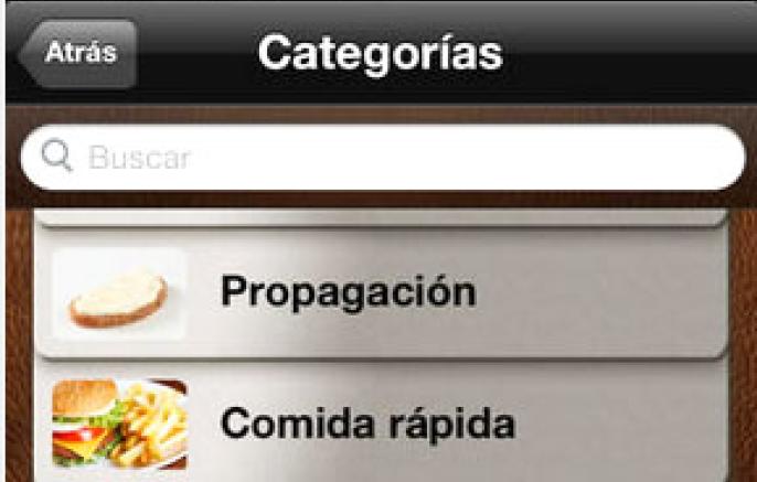 Aplicación alimentación sana para escolares