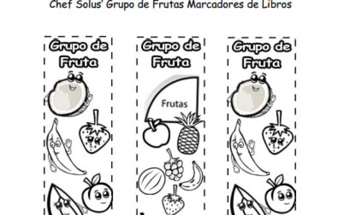 juegos Colorear: Marcadores de frutas