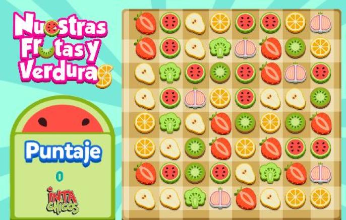 Juego interactivo Nuestras frutas y verduras