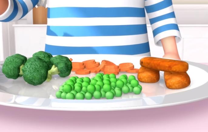 Come más verduras LittleBabyBum