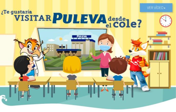 Visita virtual escolar a la Fábrica Puleva