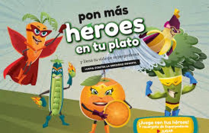 Pon más héroes en tu plato