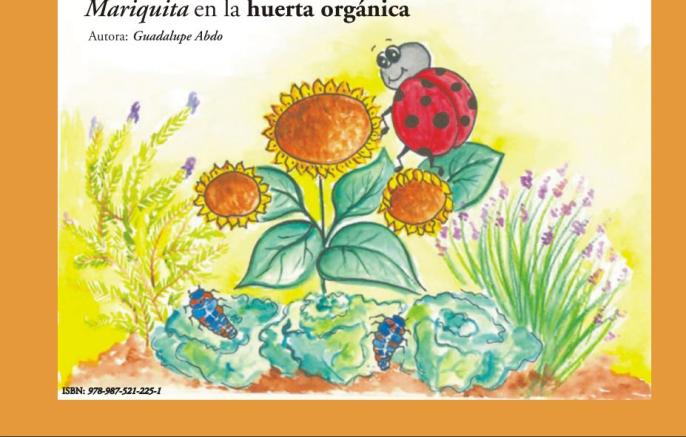 Mariquita en la huerta orgánica