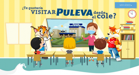 Visita virtual escolar a la Fábrica Puleva